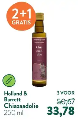 Holland & Barrett Holland & Barrett Chiazaadolie aanbieding