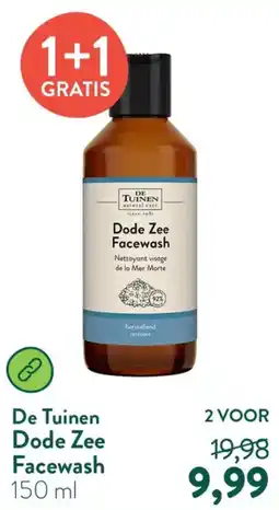 Holland & Barrett De Tuinen Dode Zee Facewash aanbieding