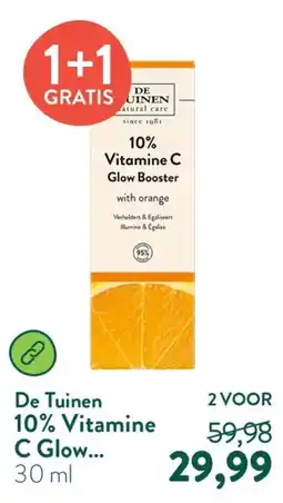 Holland & Barrett De Tuinen 10% Vitamine C Glow Booster aanbieding