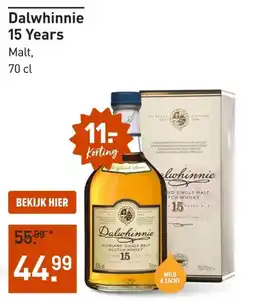 Gall & Gall Dalwhinnie 15 Years aanbieding