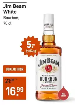 Gall & Gall Jim Beam White Bourbon aanbieding