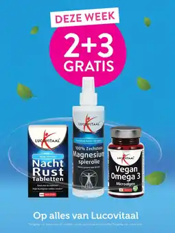Holland & Barrett Lucovitaal Nacht Rust Tabletten aanbieding
