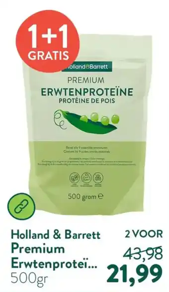 Holland & Barrett Holland & Barrett Premium Erwtenproteïne aanbieding