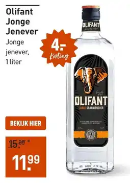 Gall & Gall Olifant Jonge Jenever aanbieding