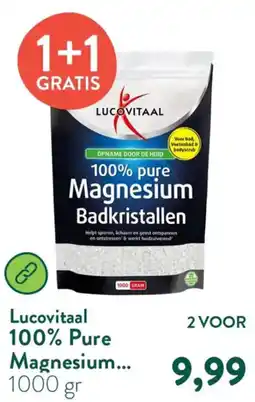 Holland & Barrett Lucovitaal 100% Pure Magnesium Badkristallen aanbieding