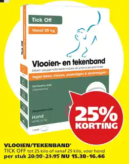 Tuinland Tick Off Vlooien- en tekenband aanbieding