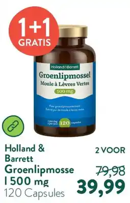 Holland & Barrett Holland & Barrett Groenlipmosse aanbieding
