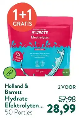 Holland & Barrett Holland & Barrett Hydrate Elektrolyten aanbieding