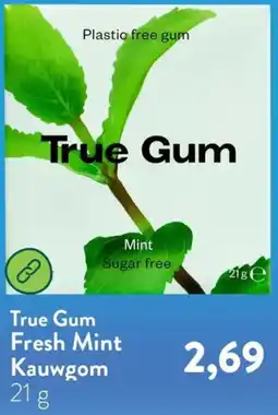 Holland & Barrett True Gum Fresh Mint aanbieding