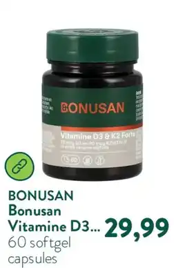 Holland & Barrett Bonusan Vitamine D3 & K2 Forte aanbieding