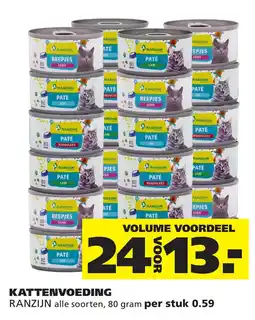 Ranzijn RANZIJN kattenvoeding aanbieding
