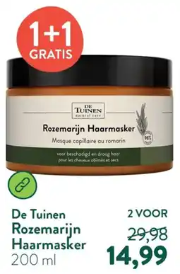 Holland & Barrett De Tuinen Rozemarijn Haarmasker aanbieding