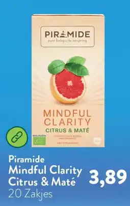 Holland & Barrett Piramide Mindful Clarity Citrus & Maté aanbieding