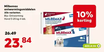Milbemax ontwormingsmiddelen