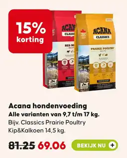 Pets Place Acana hondenvoeding aanbieding