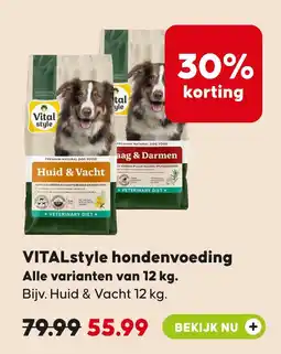Pets Place Vitalstyle hondenvoeding aanbieding