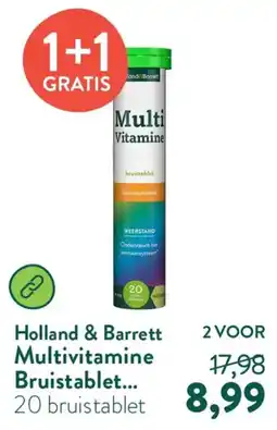 Holland & Barrett Holland & Barrett Multivitamine Bruistablet aanbieding