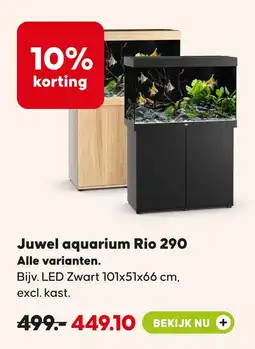 Pets Place Juwel aquarium Rio 290 aanbieding