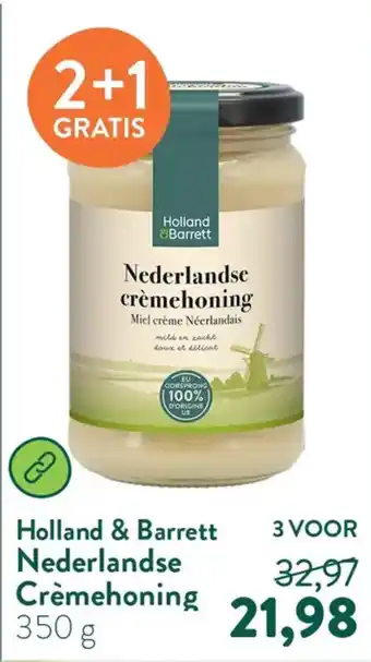 Holland & Barrett Holland & Barrett Nederlandse Crèmehoning aanbieding