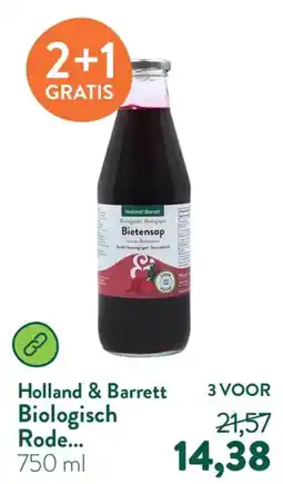 Holland & Barrett Holland & Barrett Biologisch Rode... aanbieding