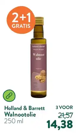 Holland & Barrett Holland & Barrett Walnootolie aanbieding