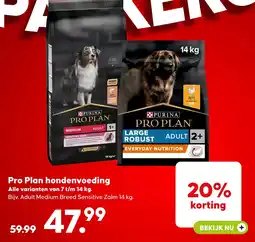 Pets Place Purina Pro Plan hondenvoeding aanbieding