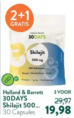 Holland & Barrett Holland & Barrett 30DAYS Shilajit 500 aanbieding
