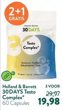 Holland & Barrett Holland & Barrett 30DAYS Testo Complex* aanbieding