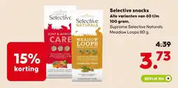 Pets Place Selective Naturals Meadow Loops aanbieding