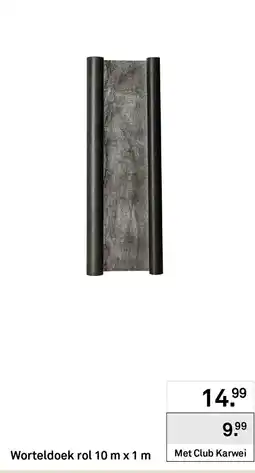 Karwei Worteldoek rol 10 m x 1 m aanbieding