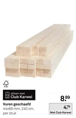 Karwei Vuren geschaafd aanbieding