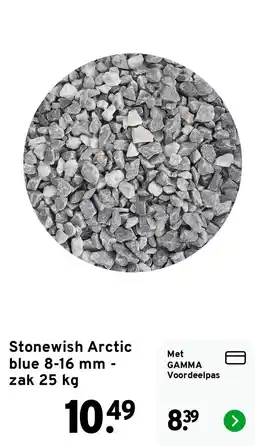 GAMMA Stonewish arctic blue aanbieding