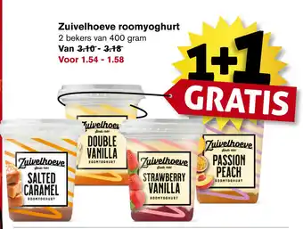 Hoogvliet Zuivelhoeve roomyoghurt aanbieding