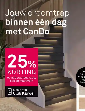Karwei CanDo traprenovatie aanbieding