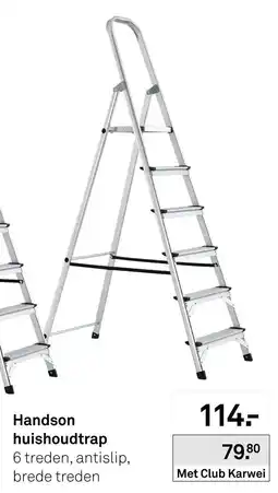 Karwei Handson Huishoudtrap aanbieding