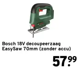 GAMMA Bosch 18V Decoupeerzaag EasySaw 70mm aanbieding