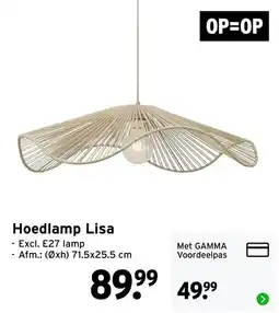 GAMMA OP=OP Hoedlamp Lisa aanbieding