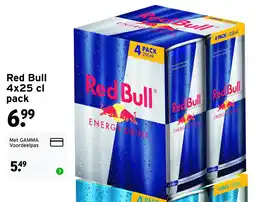 GAMMA Red Bull aanbieding