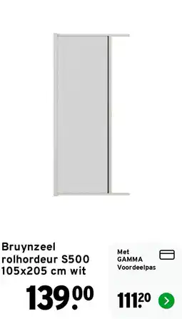 GAMMA Bruynzeel rolhordeur S500 aanbieding
