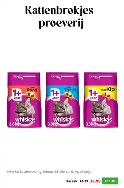 Intratuin Whiskas kattenbrokjes aanbieding