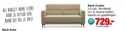 Budget Home Store Bank Cushio aanbieding