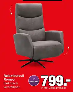 Budget Home Store Relaxfauteuil Romeo aanbieding