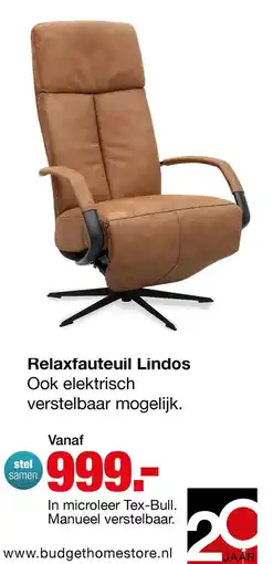 Budget Home Store Relaxfauteuil Lindos aanbieding