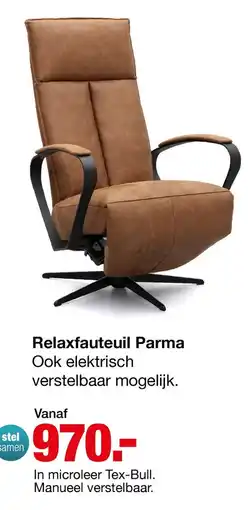 Budget Home Store Relaxfauteuil Parma aanbieding