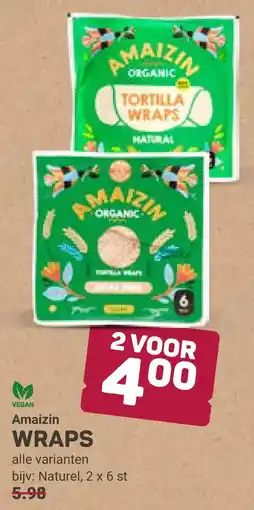 Ekoplaza Amaizin wraps aanbieding