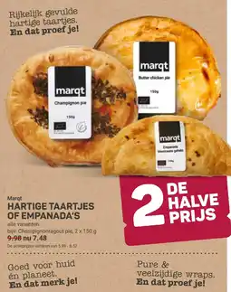 Ekoplaza Marqt hartige taartjes of empanada's aanbieding