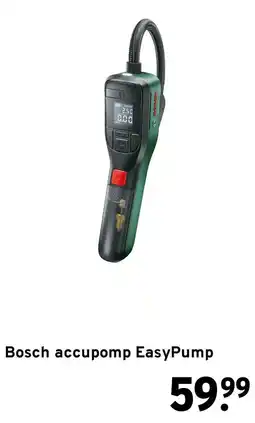 GAMMA Bosch accupomp EasyPump aanbieding