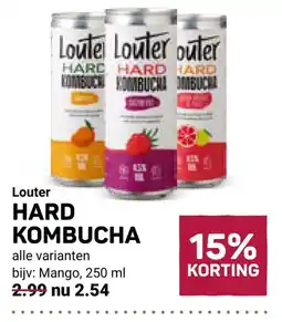 Ekoplaza Louter HARD KOMBUCHA aanbieding