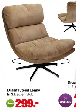 Budget Home Store Draaifauteuil Lenny aanbieding