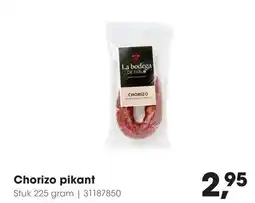 HANOS La bodega de pab chorizo aanbieding